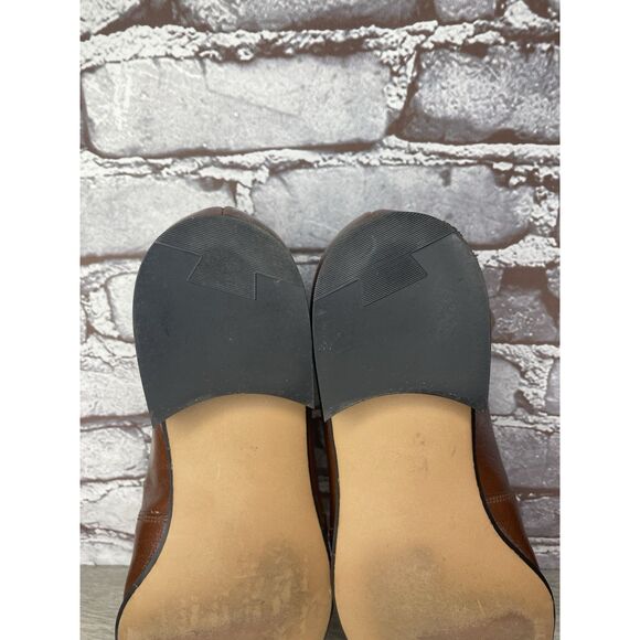 Winthrop USA Brown Leather Penny Loafers Dress Shoes Men’s Sz 10EEE US/44EU - Picture 11 of 16